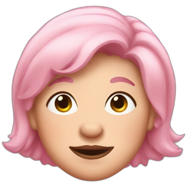 Pig lady emoji