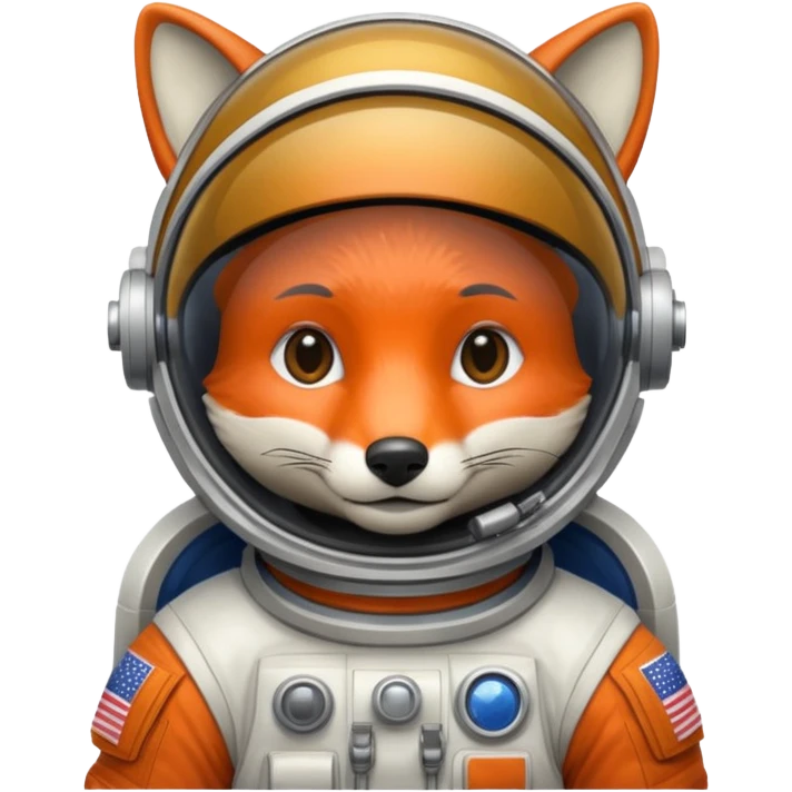 fox astronaut emoji