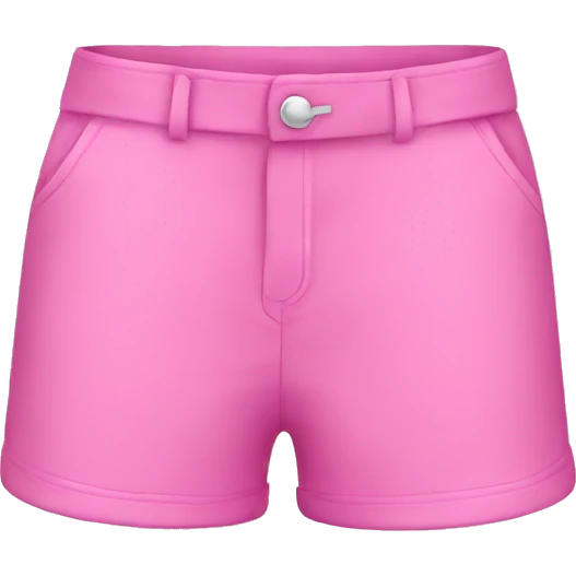 Pink shorts emoji
