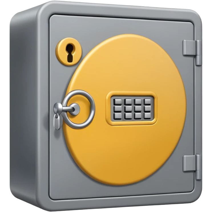 a small locker with a lock emoji