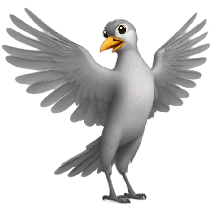 Cuckoo dancing emoji