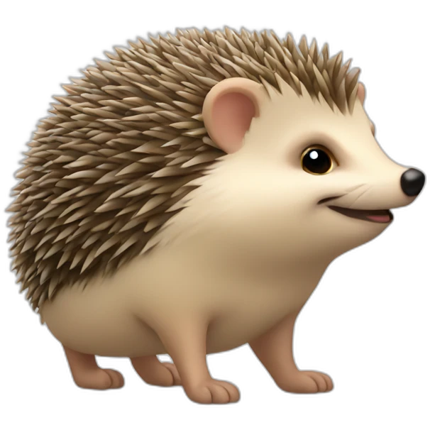 hedgehog side view emoji
