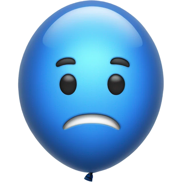 blue balloon emoji