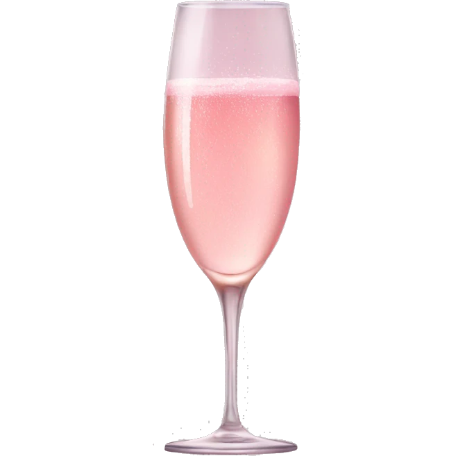 pink champagne  emoji