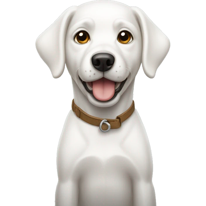 White dog emoji