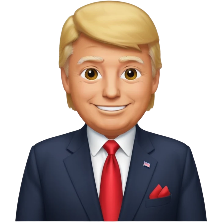 Trump looking sexy emoji