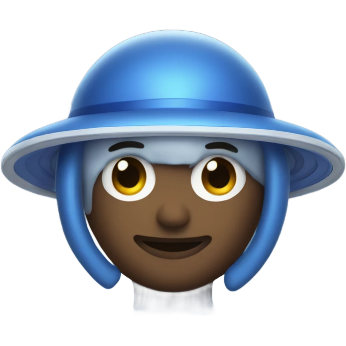 Blue saturn emoji