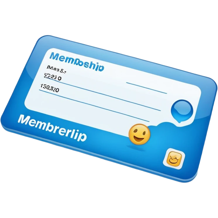 membership card  emoji