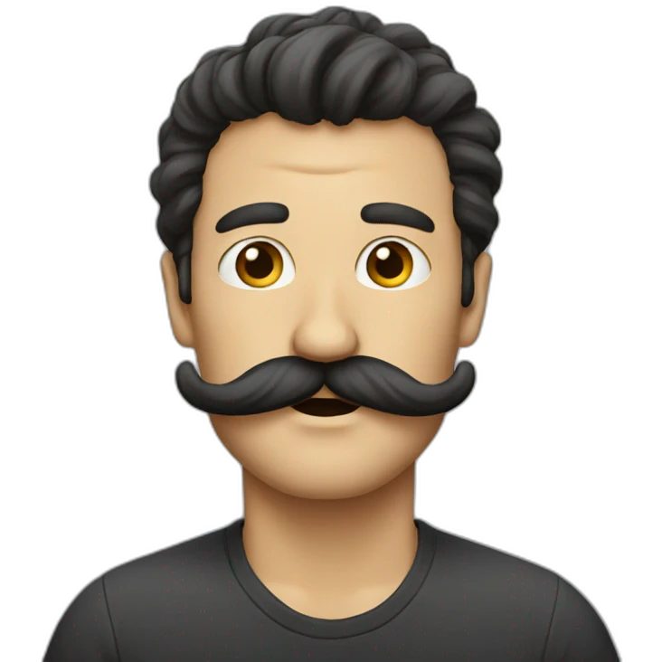 mustache emoji