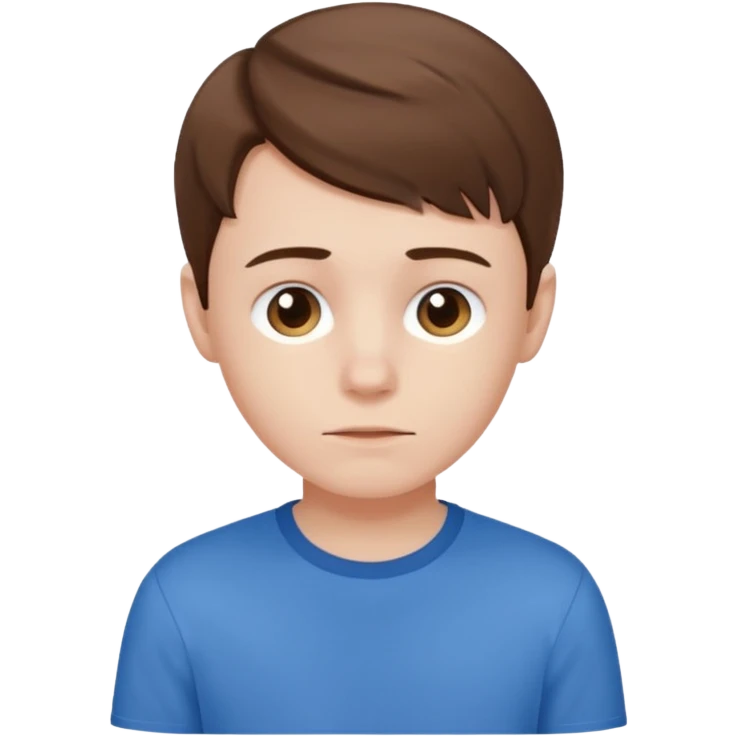 Shy boy emoji