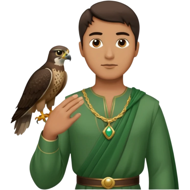 Falconer , different man and different dresses. emoji