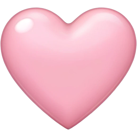 Light pink heart emoji
