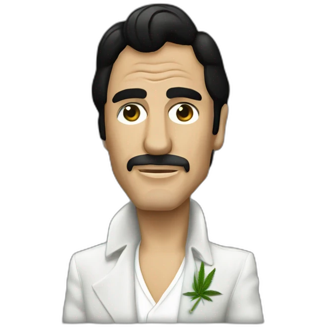tony montana cannabis style emoji