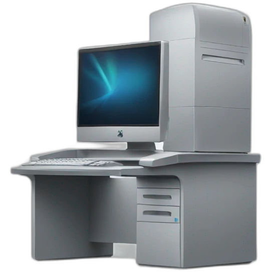 pc workstation for design emoji