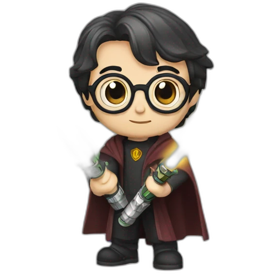 Harry Potter laser saber emoji