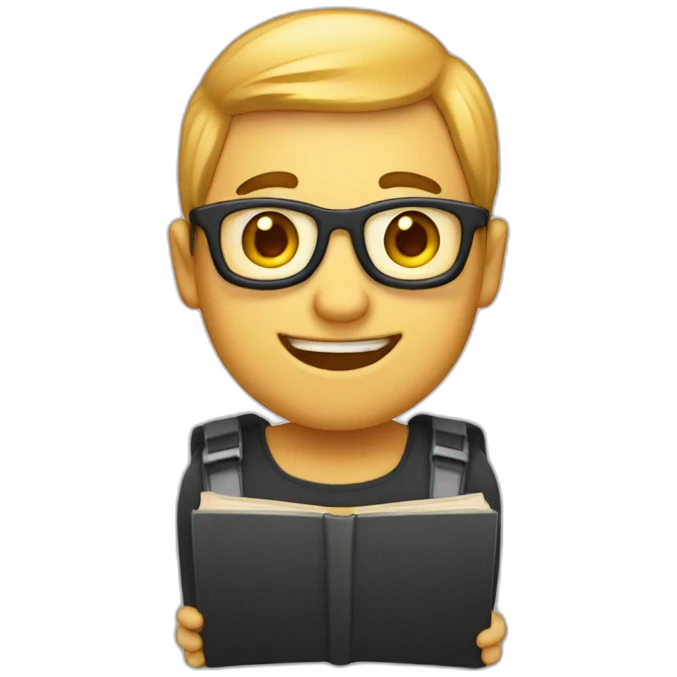Livreur amazon avec un colis emoji
