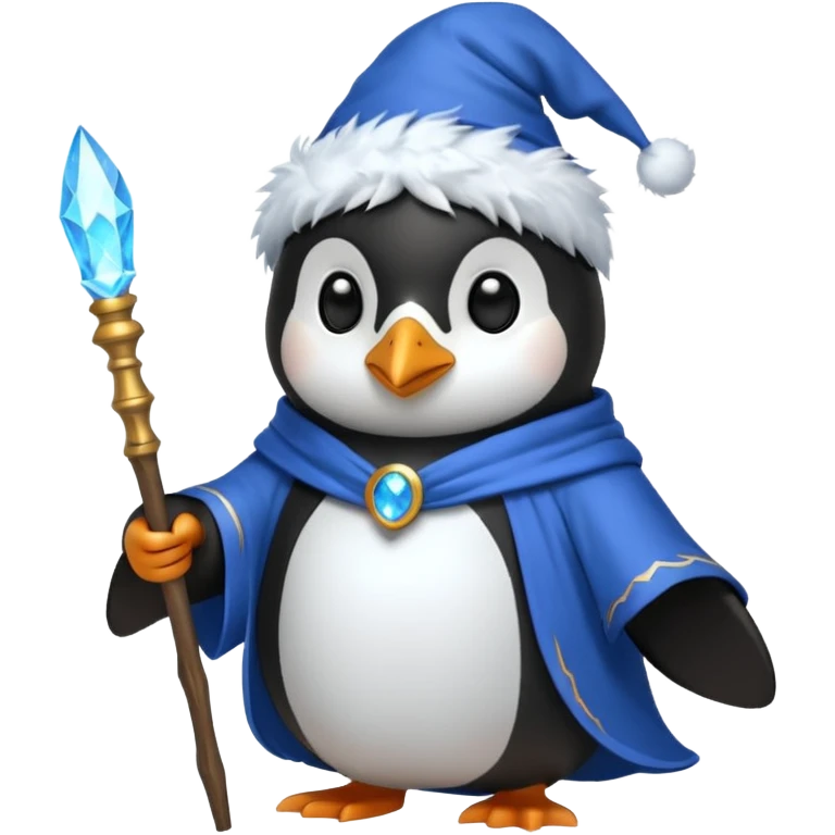 Penguin Wizard emoji
