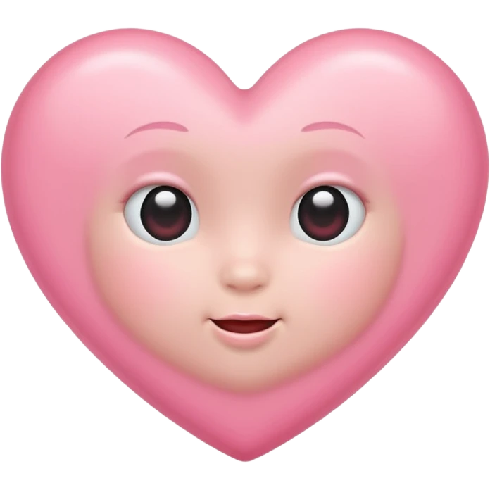 Baby pink heart emoji