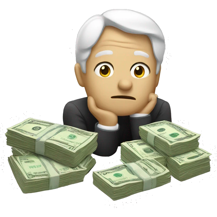 Money sleping emoji