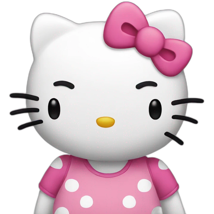 Hello kitty emoji