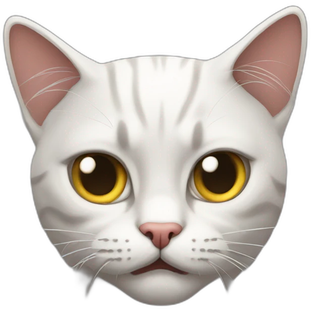 Brutal cat emoji