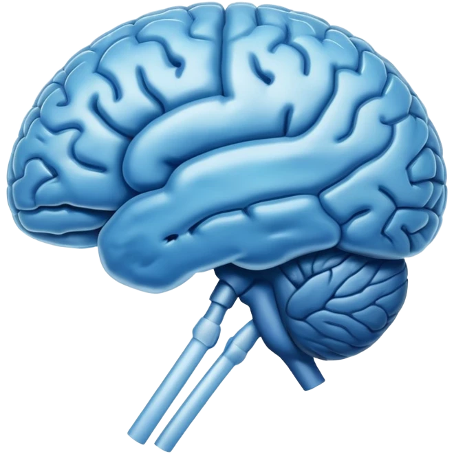 blue brain x-ray emoji