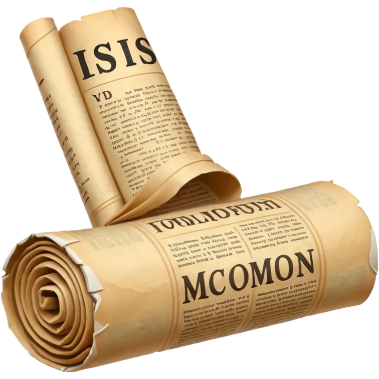 rolled up newspaper emoji