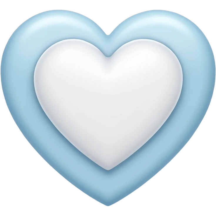 Coração branco  emoji