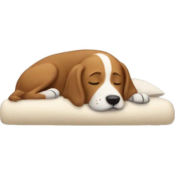 Dog sleeping  emoji