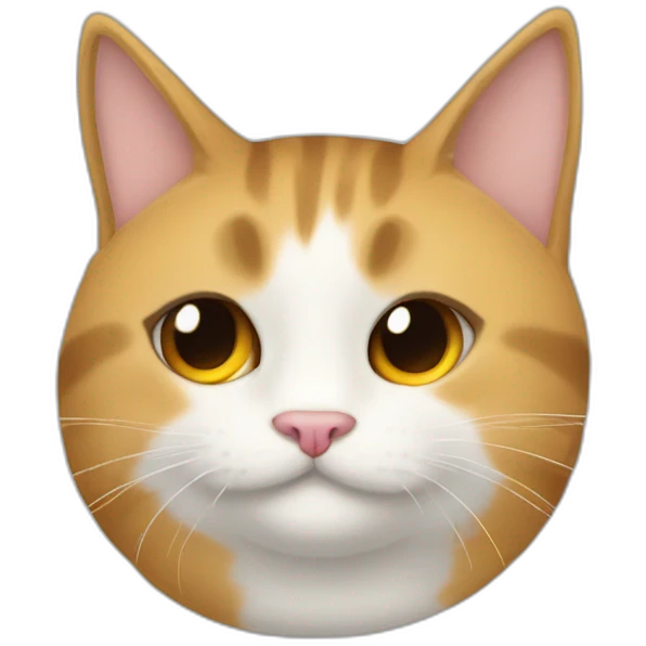Um gato fazendo eu te amo em libras emoji