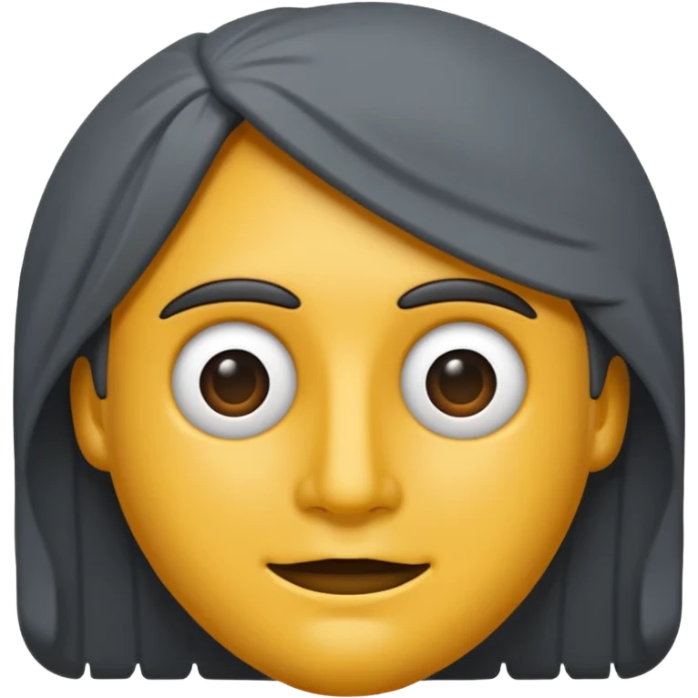 Single dark-gray Roman sanpietrino emoji, minimal and rounded emoji