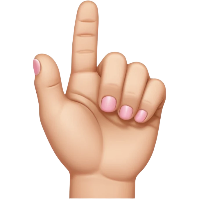 pinky finger sticking out of fist emoji