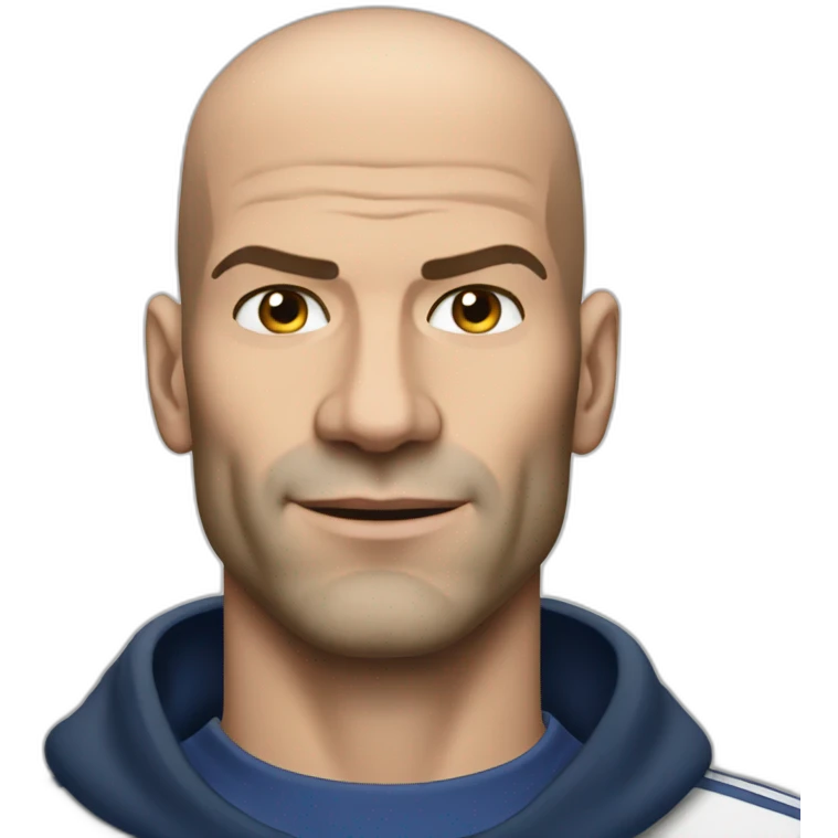 Zidane realistic emoji