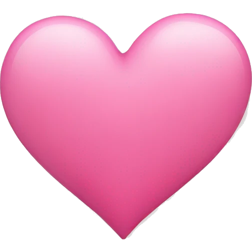 Pink heart emoji