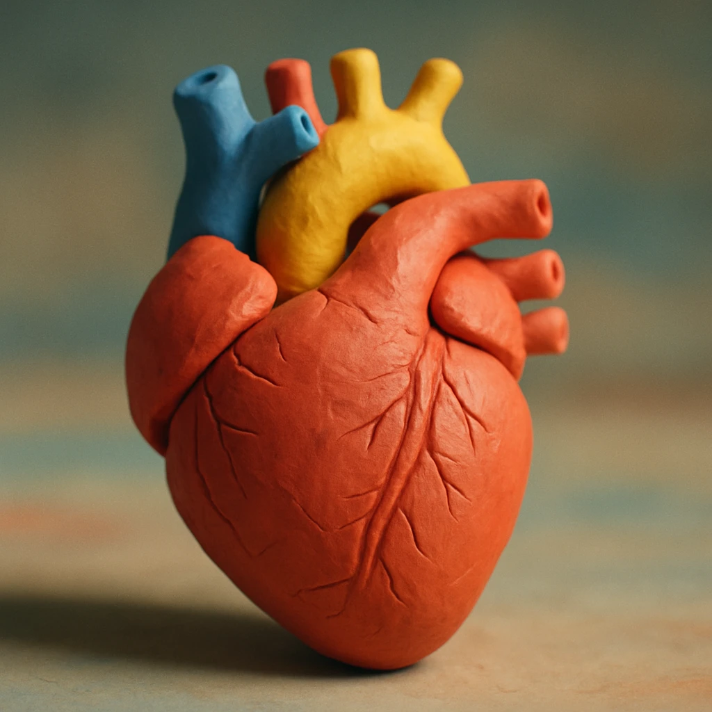 anatomically correct human heart emoji