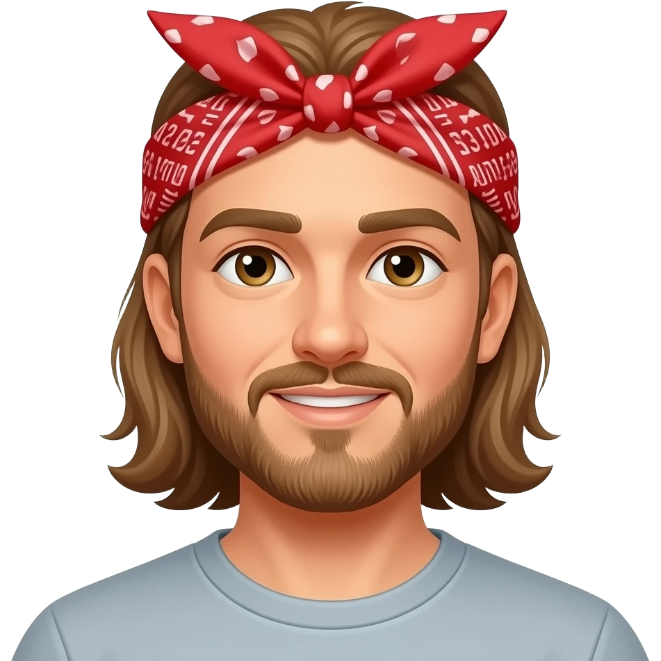 People with Red Checkered Bandanas emoji