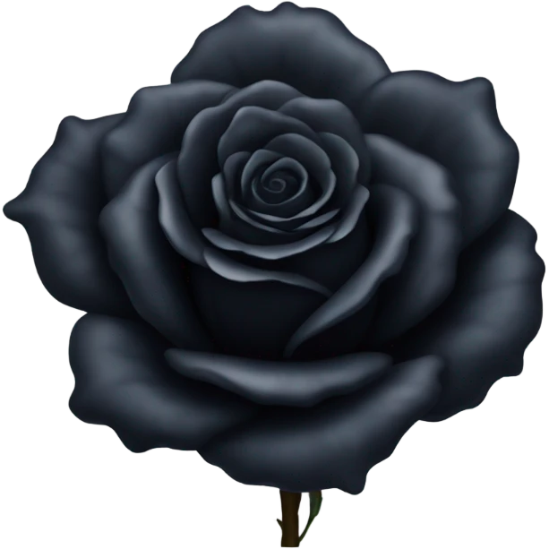 Black rose emoji