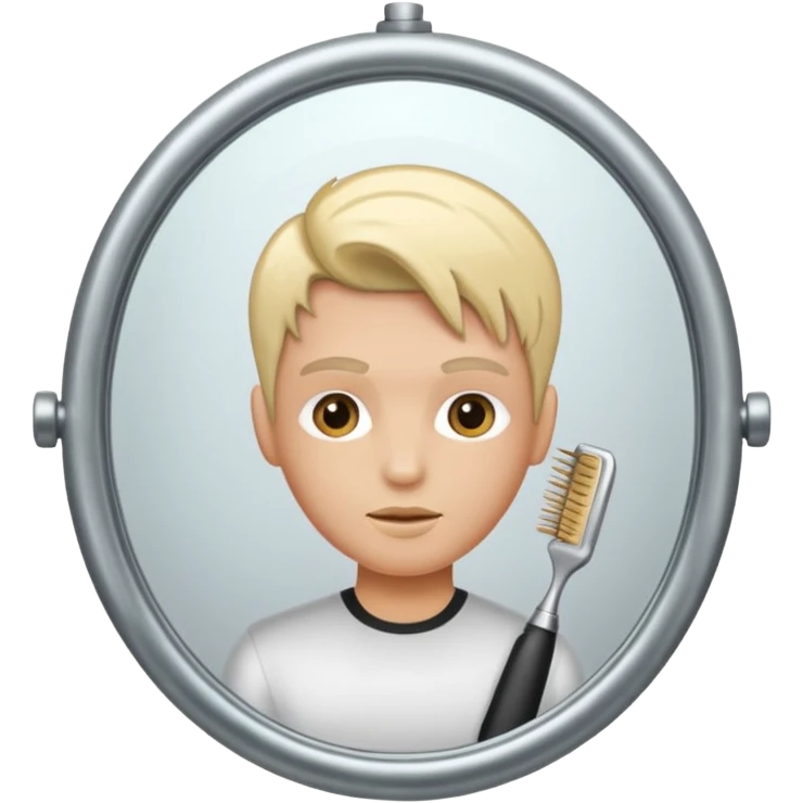 Hairdresser mirror emoji