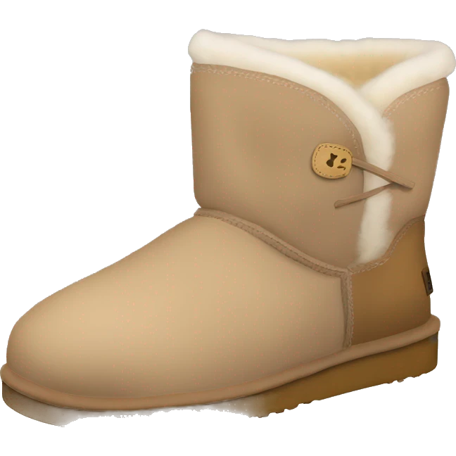 Beige Ugg  emoji