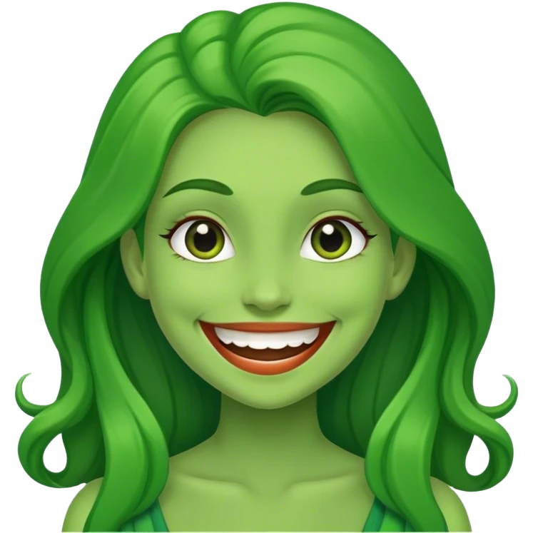 Shrek as a girl emoji