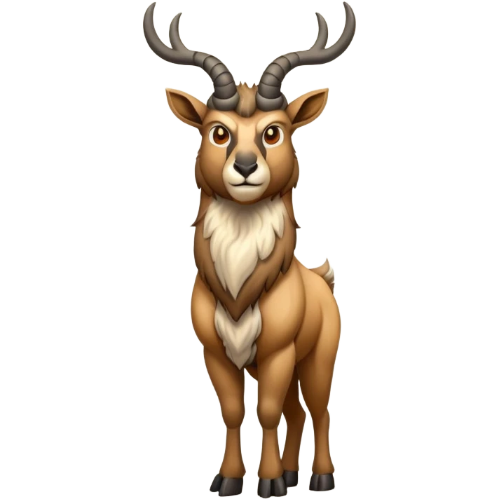 Markhor front view army trained emoji