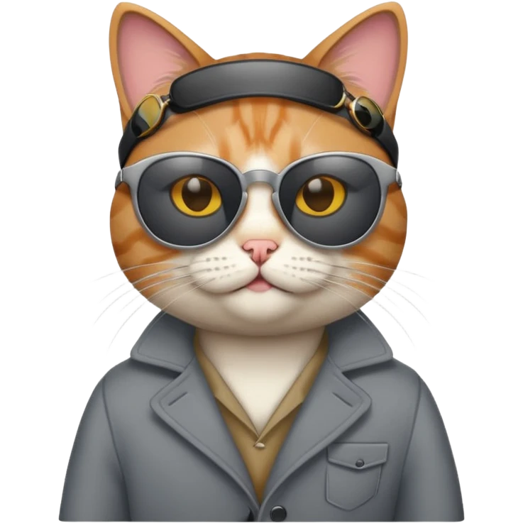 Cat wearing sunglasses emoji
