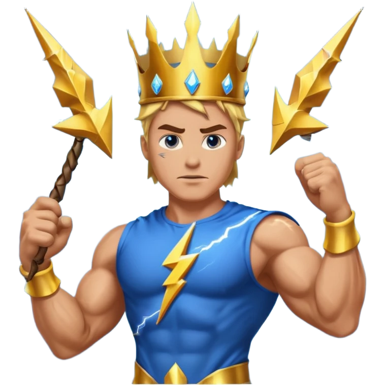God of lightning 
 emoji