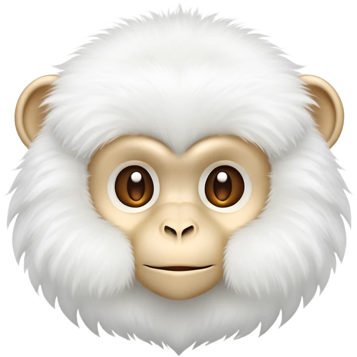 White monkey emoji emoji