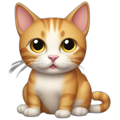 Cat who poops emoji