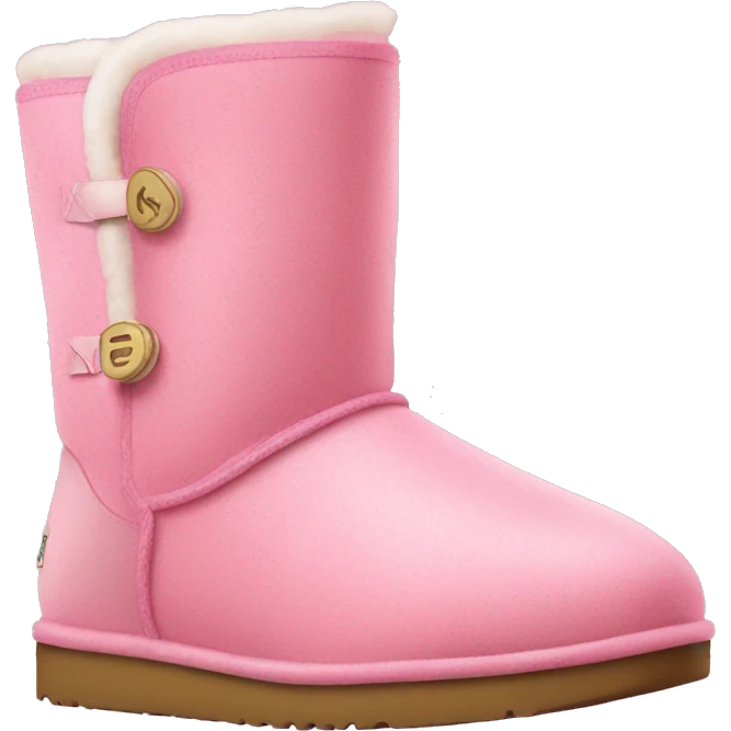 pink ugg boots emoji