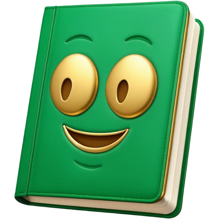 emoji green book emoji