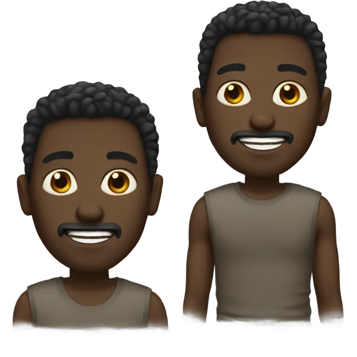 black man emoji