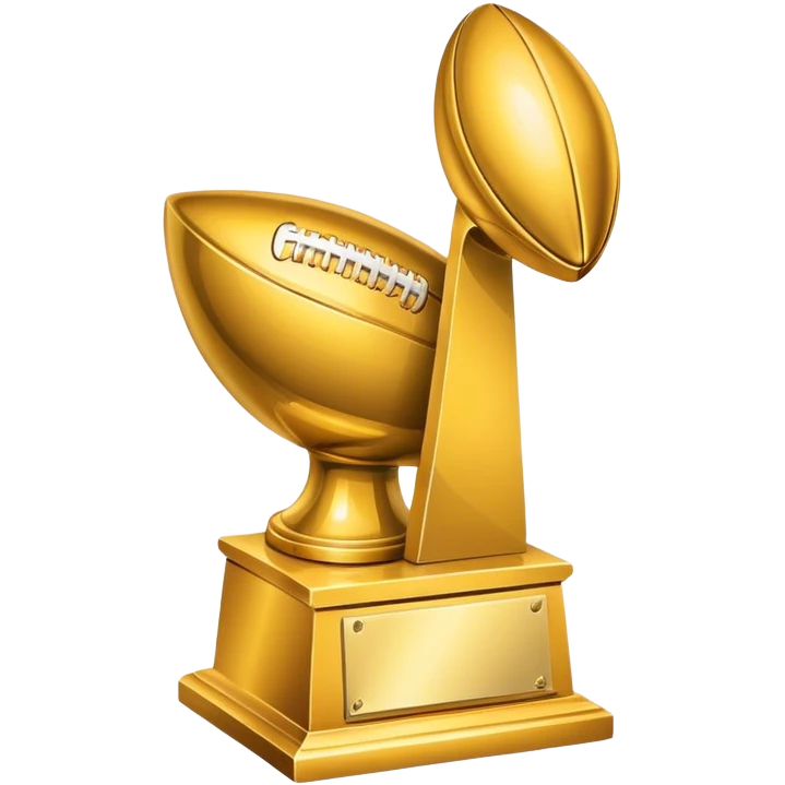 Steeler Super Bowl trophy emoji
