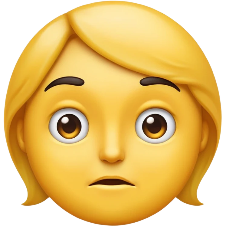 “Emoji with one eyebrow raised and upper lip slightly curled, showing a skeptical or intense expression.” emoji